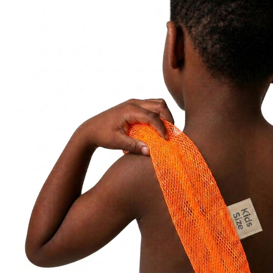 Neon Orange - African Net Sponge